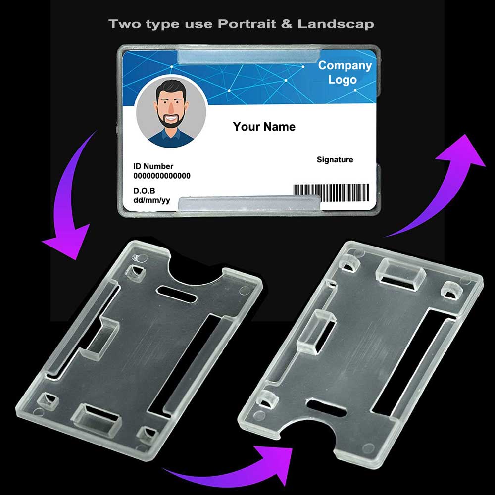 ID Card Holder PVC Badge