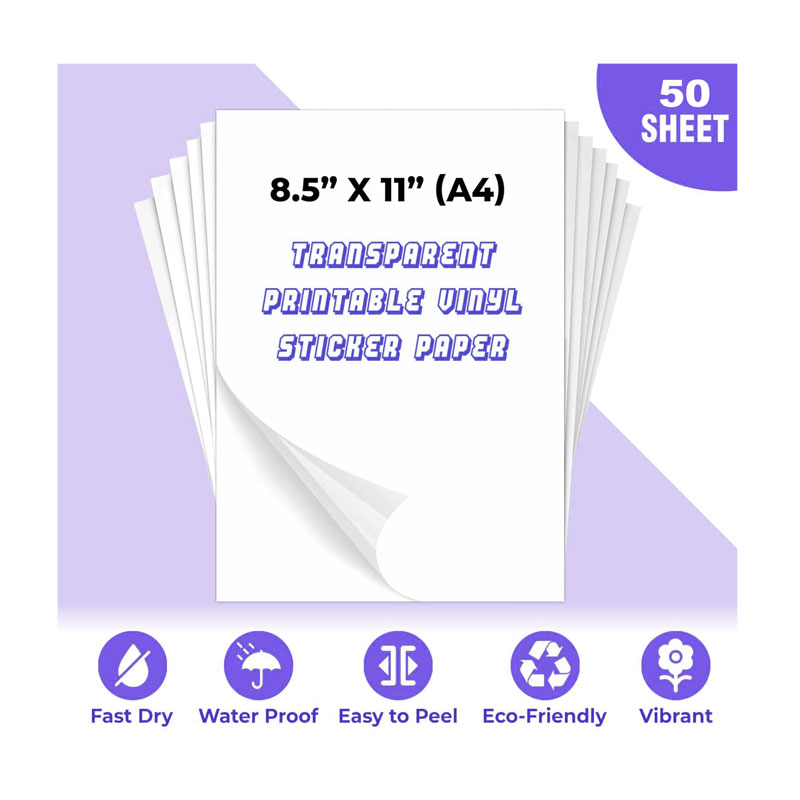 NTR Inkjet Vinyl Sticker Paper Glossy A4